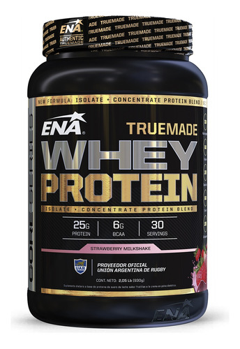 Whey Protein True Made 1kg. Ena Sport Aislado + Concentrado