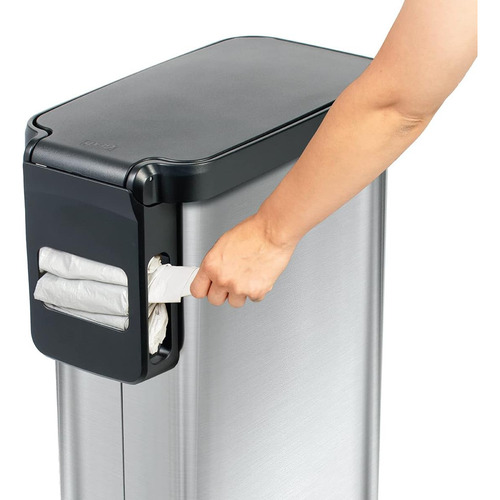 Papelera de reciclaje Glad Slim con protección contra olores Clorox