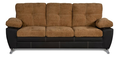 Sala 3 2 1 Marsella Cocoa Këssa Muebles Color Marrón