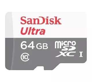 Memoria Micro Sd 64gb Sandisk Clase 10 A1