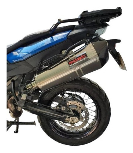 Escape Bmw F 700 Gs - Carbono Y Acero Inox -  Most