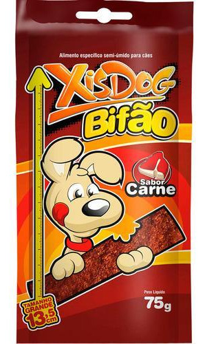 Petisco Xisdog Bifão Carne 80g - Delicioso Petisco Para Cães