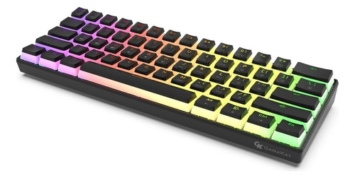 Teclado Mecánico Para Juegos Gamakay Mk61 60% Rgb Pudding