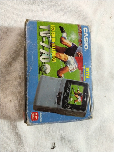 Tv Portátil Casio Modelo Tv-770 - Funcionando - Coleção