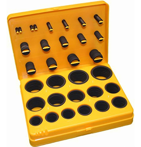 Viton O-ring Kit, Black, Viton, 75a Durometer, 30-sizes