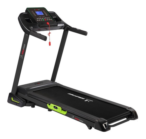 Cinta de correr eléctrica World Fitness Yt75 220V color  negro