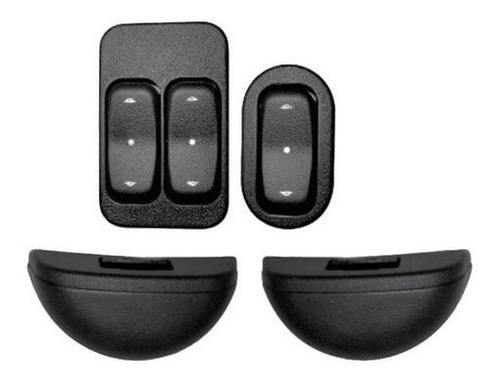 Imagem 2 de 4 de Kit Vidro Elétrico Tragial Gm Chevrolet Kadett 1989-1998