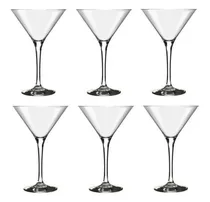 Comprar 6 Copas De Vidrio 250 Ml Martini Nadir Transparente