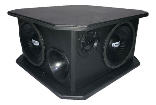 Caixa Propaganda Quadrilatera Amplicada 10 Pol Sturdy 880w Cor Preto