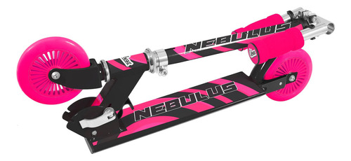 Ozbozz Nebulus Scooter Ajustable: Rosa Y Negro - Scooter De