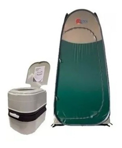 Carpa Baño Autoarmable + Water Químico Portatil 24 Lts