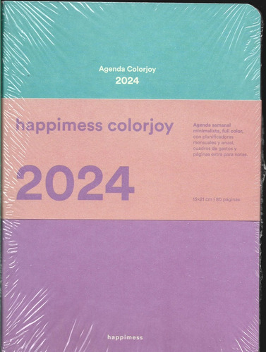 Agenda 2024 A5 Abrochado Happimess Color  Joy Yo Soy Lo Que 