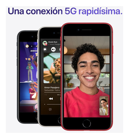 iPhone SE (3rd Generation) 64 GB blanco estelar - Excelente (Reacondicionado)