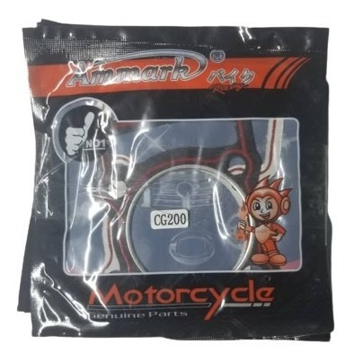 Empacadura De Camara Y Cilindro Para Moto Cg 200 Marca Ammar