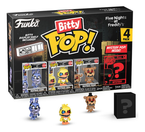 Nightmare Bonnie 4 Pack - Five Nights At Freddys Funko Bitty