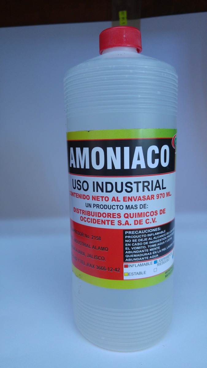 Amoniaco para limpiar piedra