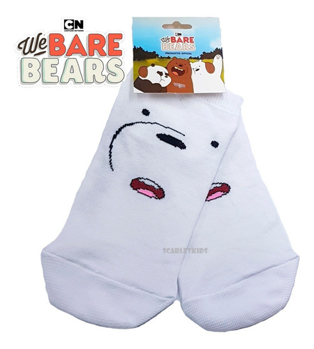 Imagen 4 de 8 de Pack X3 Medias Osos Escandalosos Licencia Oficial Cartoon Cn