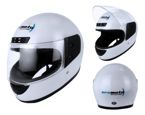 Casco Para Moto Cerrado Promoto Md-a107 Con Mica Trasparete