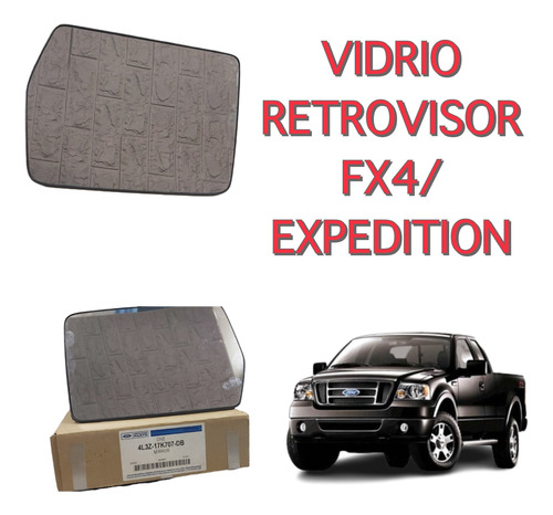 Vidrio Luneta Retrovisor Fx4 Izq/der Originales