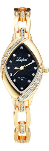 Lvpai P128 Relojes De Pulsera Con Diamantes De Imitación Par
