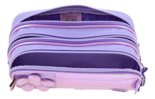 Lapicera Chenson Escolar Happy Girl Flof Hg70330-v Lila Flor Lila Floreado