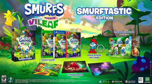 The Smurfs Mission Vileaf Ps4 Físico Sellado Original