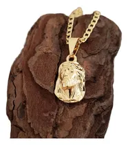 Comprar Cadena Cubana 65cm + Dije Rostro Oro Laminado 18k
