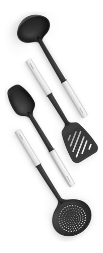 Set Utensilios Cocina Antiadherentes Matt Steel