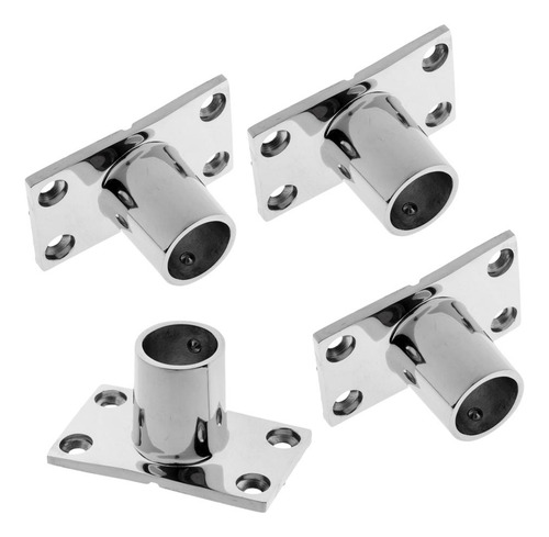 4 Piezas De Porta De Riel De Material Acero Inoxidable