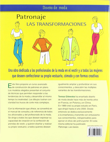 Libro: Patronaje. Las Transformaciones (diseño De Moda / ...