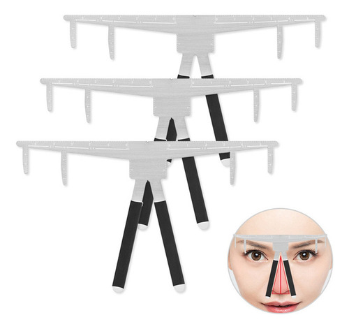 De Regla For Cejas, Herramienta De Maquillaje For Medir