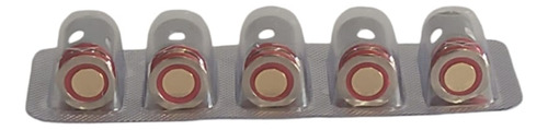 5 Resistencias 45w-60w 0.2ohm Malla Gtx Selladas Ni80 (Usado)