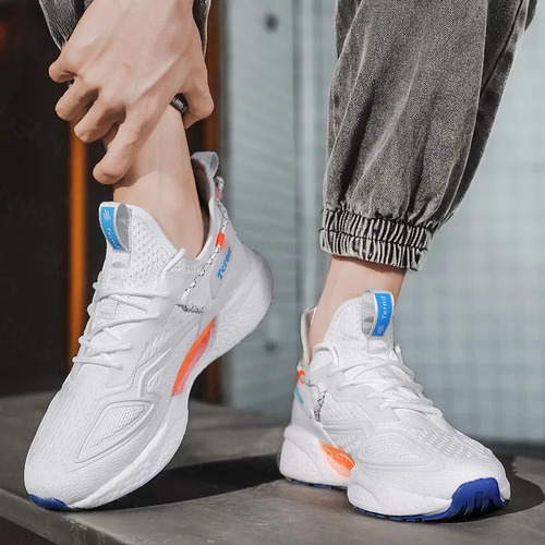 Zapatillas De Tenis Transpirables Para Hombre, Ligeras Y Cómodas, Deportivas