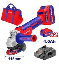 Comprar Amoladora Inalámbrica 20v 115mm 2bat Cargador Bolso Emtop