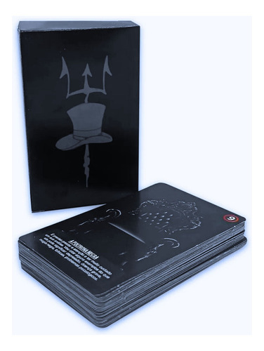 Tarot Exu Capa Preta 36 Cartas Oráculo Umbanda Veja O Futuro
