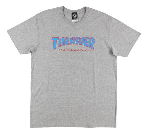 Camiseta Thrasher Outlined Multicolor - Masculino