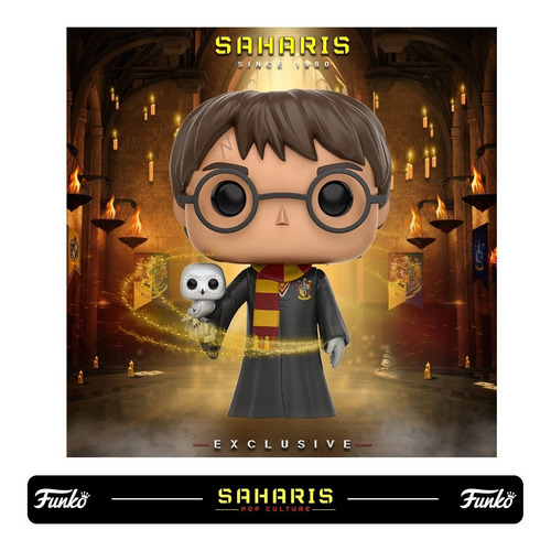 Imagen 5 de 8 de Funko Pop Harry Potter With Hedwig 31 Exclusivo Saharis