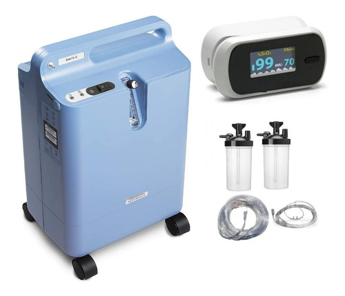 Imagen 3 de 10 de Concentrador De Oxígeno Everflo Philips Respironics 5litros