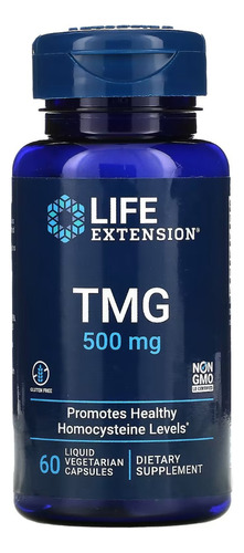 Tmg Trimetilglicina Betaina Betaine Anhydrous 60 Cápsulas Sin Sabor