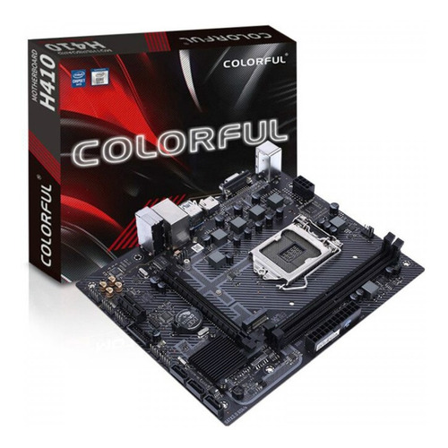 Placa Mãe H410m Intel Lga1200 Ddr4 H410 10ª Geração 