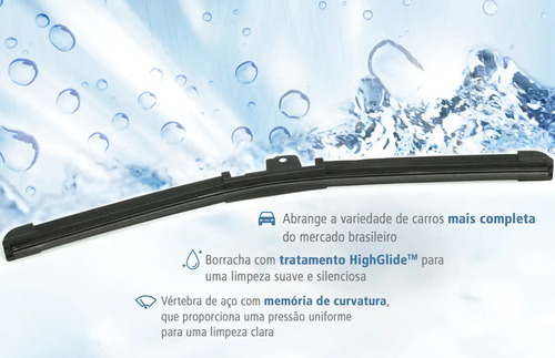 Palheta Limpador De Parabrisa Smart Universal 21 Tech One