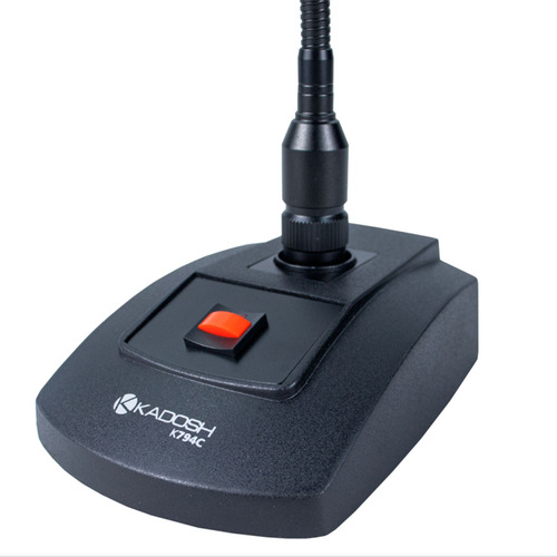 Microfone Gooseneck Condensador K794c Kadosh 60cm C/ Base