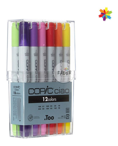 Copic Ciao Set X12 Marcadores Rotuladores