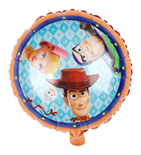 Pack 6 Globos Metalizados Toy Story Surtido 45x45