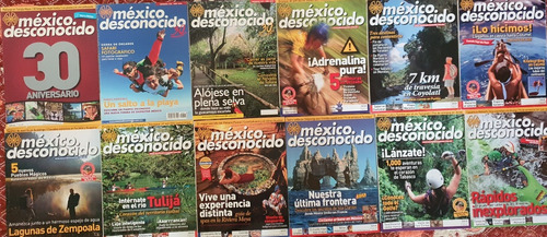 Lote Revistas México Desconocido 2007 [12]