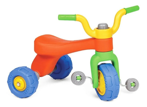 Triciclo Infantil Reforzado Qrio Vegui Color Naranja