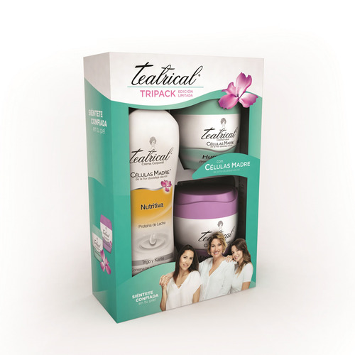 Pack Teatrical Crema Desmaq + Humectante + Corp. Nutritiva