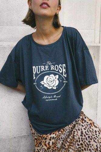 Big Shirt Rose Blue