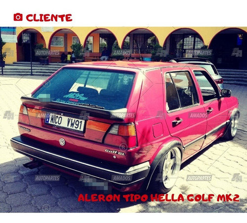 Aleron Golf A2 Mk2 Gti Spoiler Cajuela