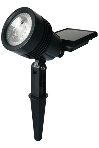 Pincho Solar Led Tipo Spot Negro, 30lm, Frío